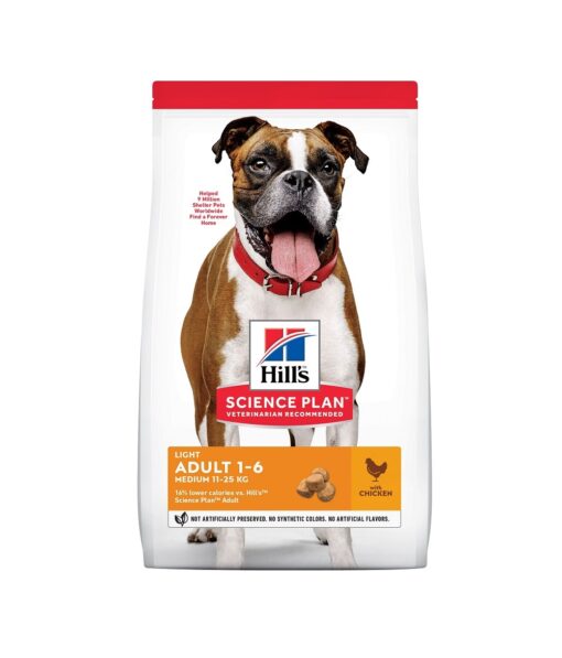 Hill’s Science Plan Light Medium Adult Dog Food With Chicken1