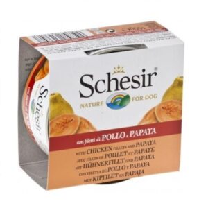 Schesir Chicken fillets with Papaya For Dog-150g