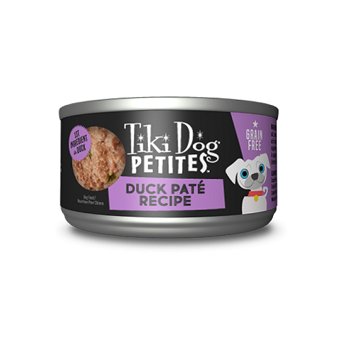 Tiki Dog Aloha Petites Wet Dog Food Paté Duck -3 Oz. Can1