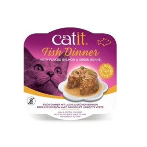 Catit Fish Dinner Salmon & Green Beans 80G1