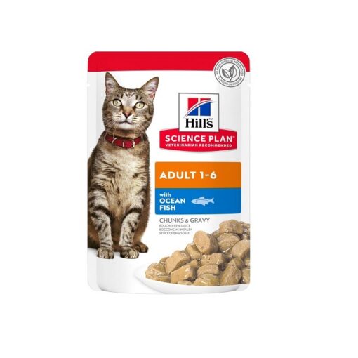 Hill’s Science Plan Adult Wet Cat Food Ocean Fish PouchesHill’s Science Plan Adult Wet Cat Food Ocean Fish Pouches