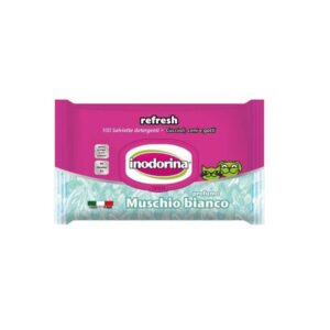Inodorina Pet Wipes White Musk Perfumed 100 Pcs