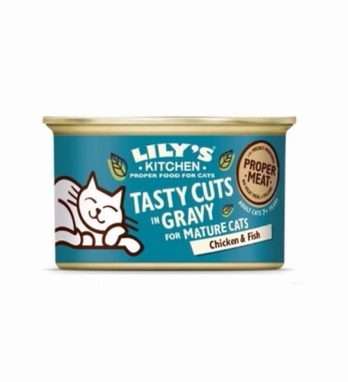 Lily’s Kitchen Tasty Cuts Chicken & Fish Senior Wet Cat Food