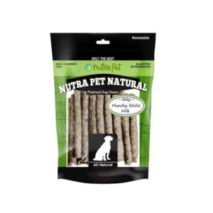 Nutrapet Munchy Sticks White Milk 300G