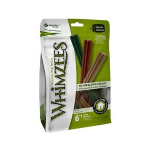Whimzees Stix Large Mix Brown Green Orange 6+1 pcs